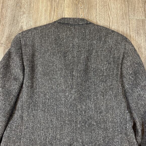 Harris Tweed Sport Coat Mens 42R Wool Harringbone Donegal - Picture 15 of 16